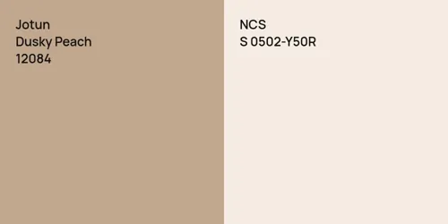 12084 Dusky Peach vs S 0502-Y50R 