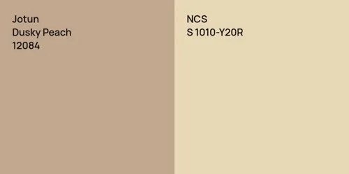 12084 Dusky Peach vs S 1010-Y20R 