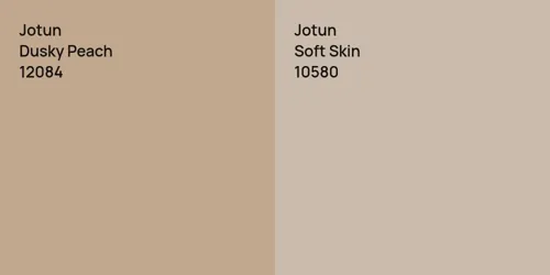 12084 Dusky Peach vs 10580 Soft Skin