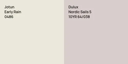 0486 Early Rain vs 10YR 64/038 Nordic Sails 5