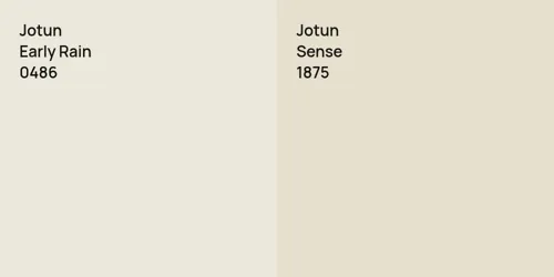 0486 Early Rain vs 1875 Sense