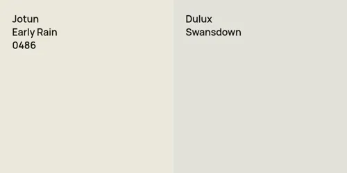 0486 Early Rain vs null Swansdown