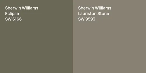 SW 6166 Eclipse vs SW 9593 Lauriston Stone