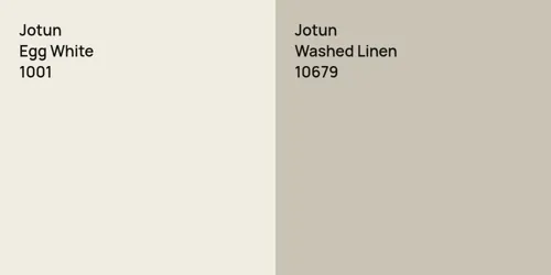 1001 Egg White vs 10679 Washed Linen