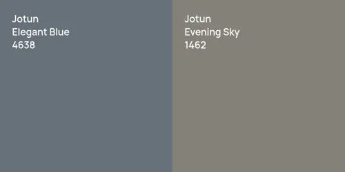 4638 Elegant Blue vs 1462 Evening Sky