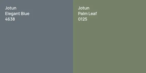 4638 Elegant Blue vs 0125 Palm Leaf