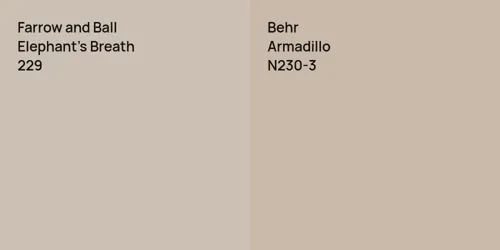 229 Elephant's Breath vs N230-3 Armadillo