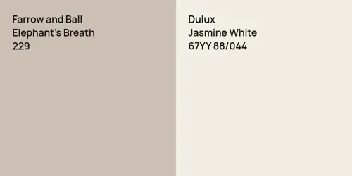 229 Elephant's Breath vs 67YY 88/044 Jasmine White