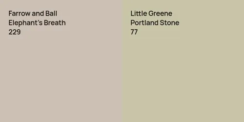 229 Elephant's Breath vs 77 Portland Stone