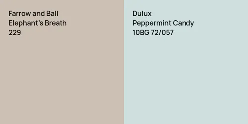 229 Elephant's Breath vs 10BG 72/057 Peppermint Candy