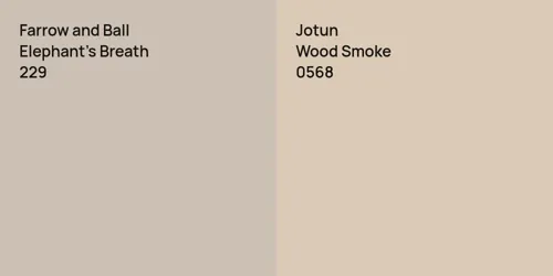 229 Elephant's Breath vs 0568 Wood Smoke