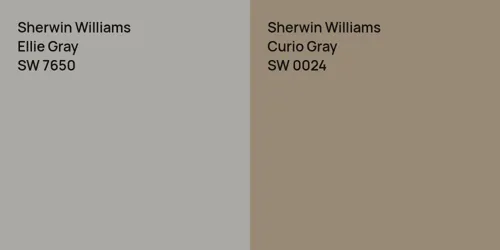 SW 7650 Ellie Gray vs SW 0024 Curio Gray