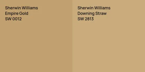 SW 0012 Empire Gold vs SW 2813 Downing Straw