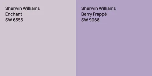 SW 6555 Enchant vs SW 9068 Berry Frappé