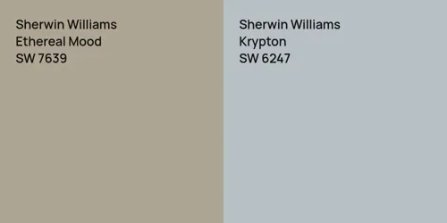 SW 7639 Ethereal Mood vs SW 6247 Krypton