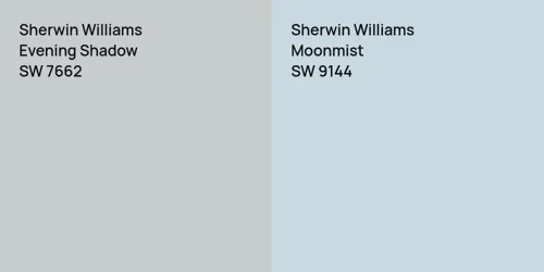 SW 7662 Evening Shadow vs SW 9144 Moonmist