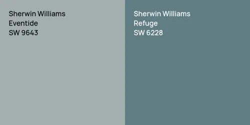 SW 9643 Eventide vs SW 6228 Refuge