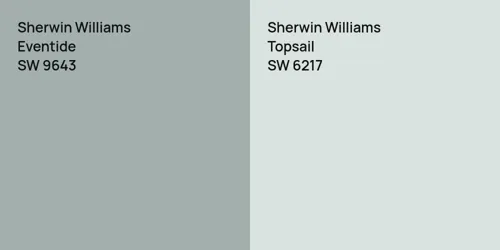 SW 9643 Eventide vs SW 6217 Topsail