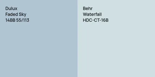 14BB 55/113 Faded Sky vs HDC-CT-16B Waterfall