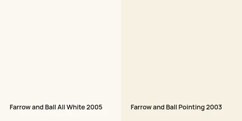 2005 All White vs 2003 Pointing