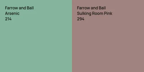 214 Arsenic vs 294 Sulking Room Pink