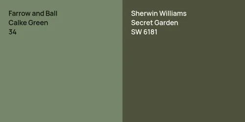 34 Calke Green vs SW 6181 Secret Garden