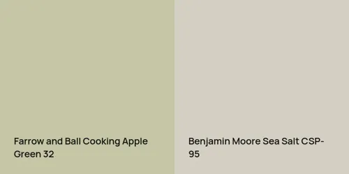 32 Cooking Apple Green vs CSP-95 Sea Salt