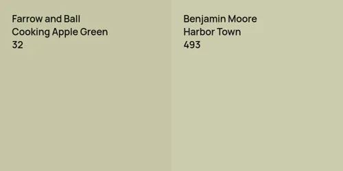 32 Cooking Apple Green vs 493 Harbor Town