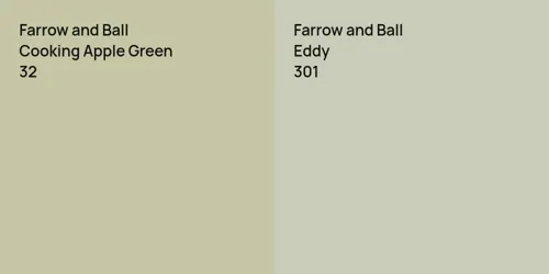 32 Cooking Apple Green vs 301 Eddy