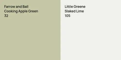 32 Cooking Apple Green vs 105 Slaked Lime