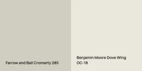 285 Cromarty vs OC-18 Dove Wing