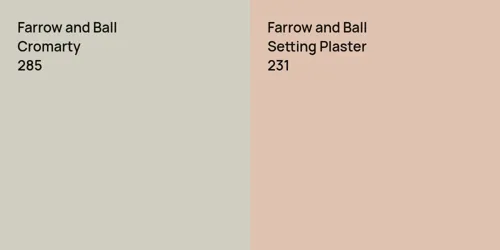 285 Cromarty vs 231 Setting Plaster