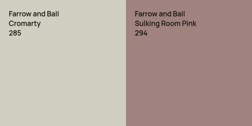 285 Cromarty vs 294 Sulking Room Pink