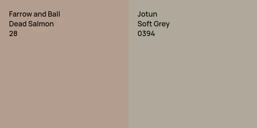 28 Dead Salmon vs 0394 Soft Grey