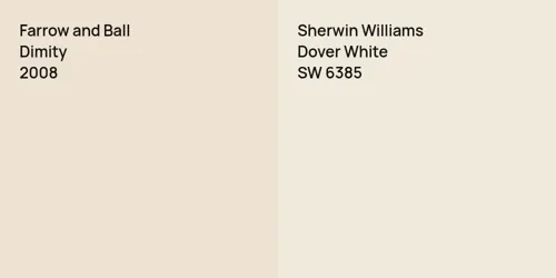 2008 Dimity vs SW 6385 Dover White