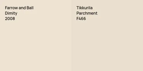 2008 Dimity vs F466 Parchment