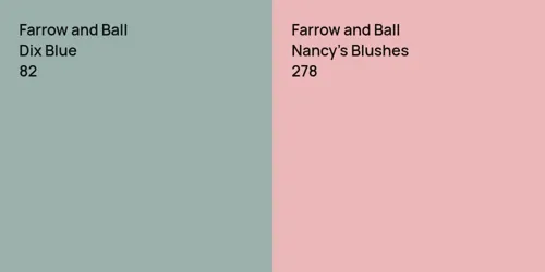 82 Dix Blue vs 278 Nancy's Blushes