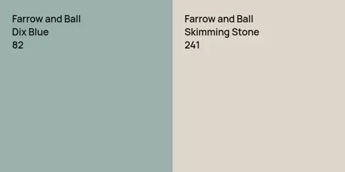 82 Dix Blue vs 241 Skimming Stone