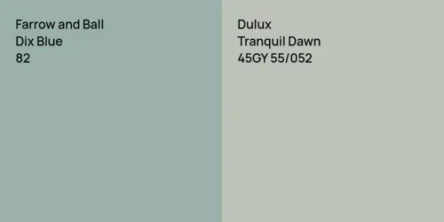 82 Dix Blue vs 45GY 55/052 Tranquil Dawn