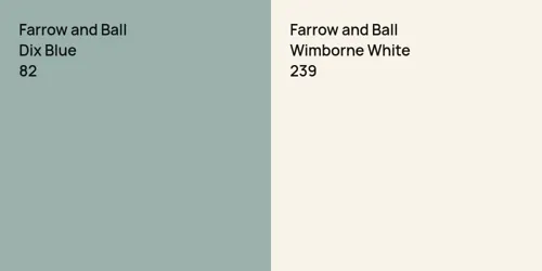 82 Dix Blue vs 239 Wimborne White