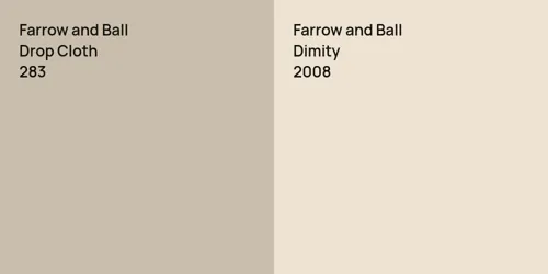 283 Drop Cloth vs 2008 Dimity