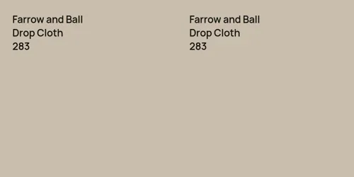 283 Drop Cloth vs 283 Drop Cloth