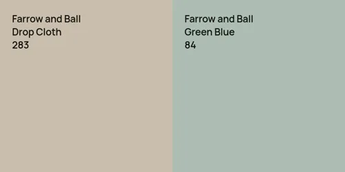 283 Drop Cloth vs 84 Green Blue