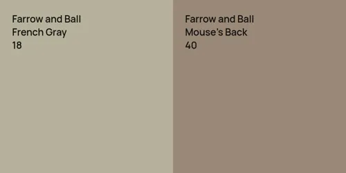 18 French Gray vs 40 Mouse's Back