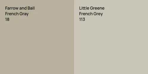 18 French Gray vs 113 French Grey