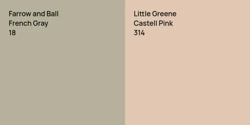 18 French Gray vs 314 Castell Pink