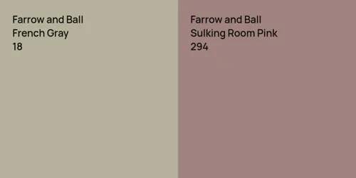 18 French Gray vs 294 Sulking Room Pink