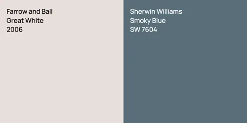 2006 Great White vs SW 7604 Smoky Blue