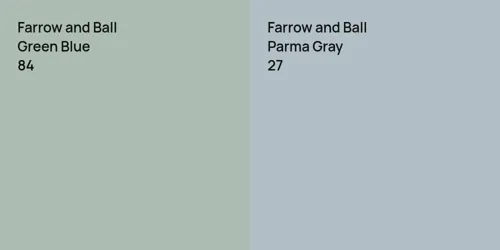 84 Green Blue vs 27 Parma Gray