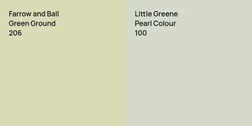 206 Green Ground vs 100 Pearl Colour